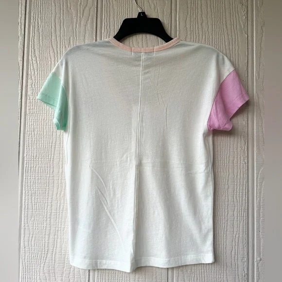 WILDFOX Paradise Colorblock V-Neck Tee - Picture 8 of 12